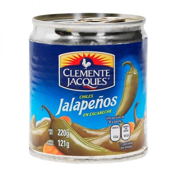 Jalapeño, aitrieji chalapos pipirai, marinuoti, 220 g