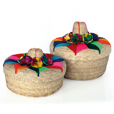 Krepšelis tortilijoms su sombrero, 17 cm