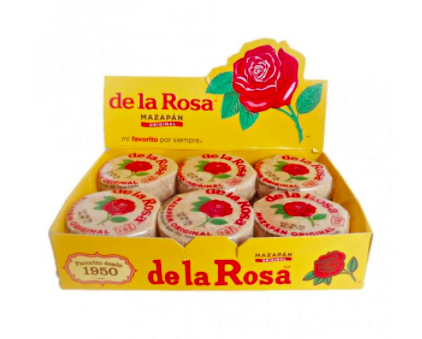 Saldainiai DE LA ROSA MAZAPAN, 12 vnt x 28 g, dėžutė