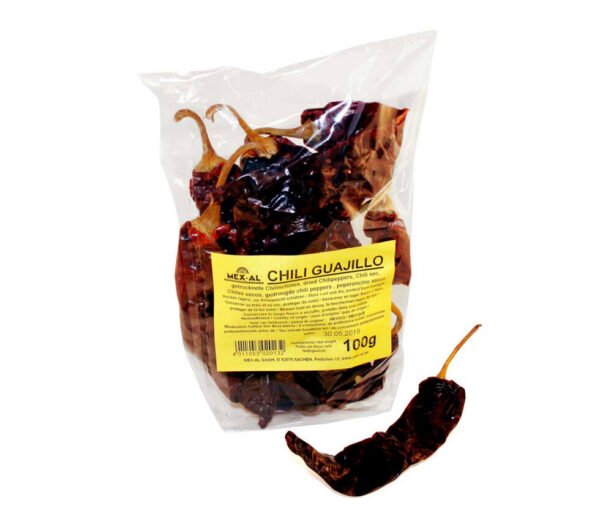 Aitrieji pipirai GUAJILLO, džiovinti, 100 g